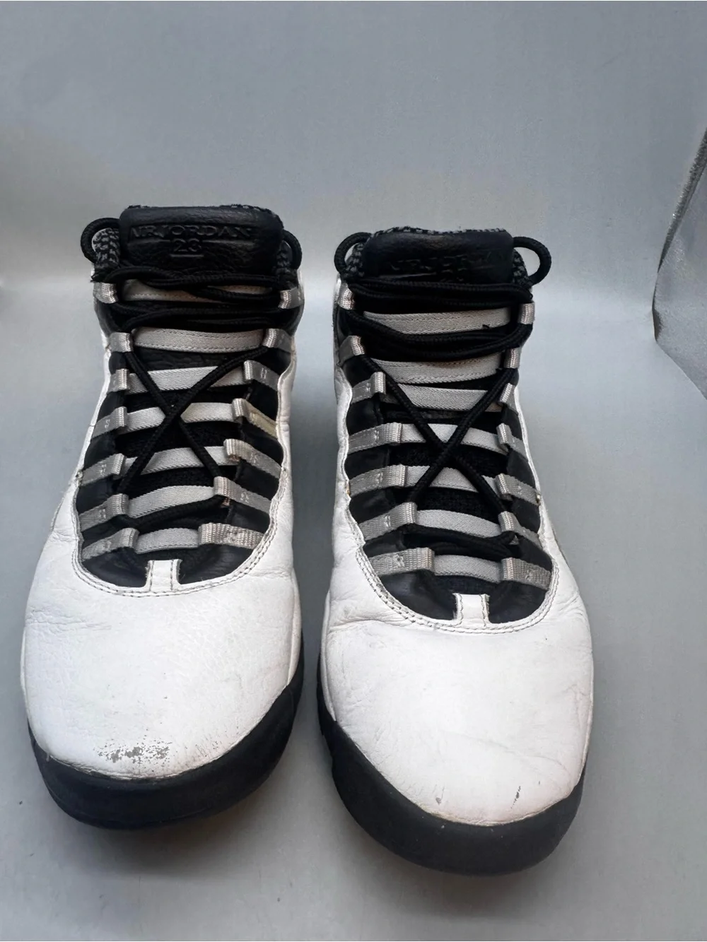 Size 11.5 - Air Jordan 10 Retro 2005 Steel Men Basketball Shoes 310805-101
